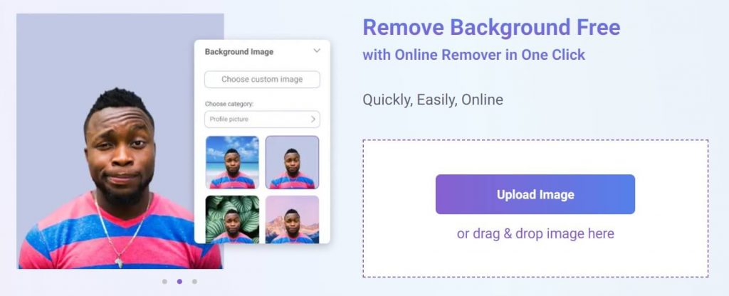 Retoucher online background remover