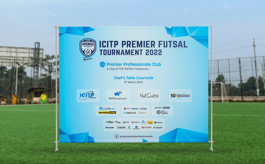 Freelancers Premier Futsal Tournament Banner