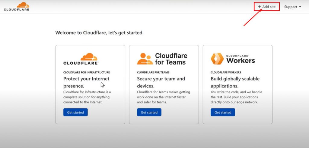 How to connect cloudflare