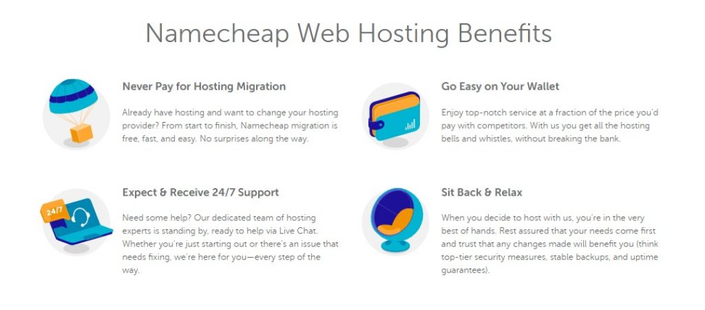 Namecheap Hosting Benefits