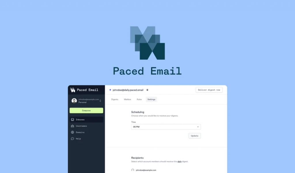 What is Paced Email?