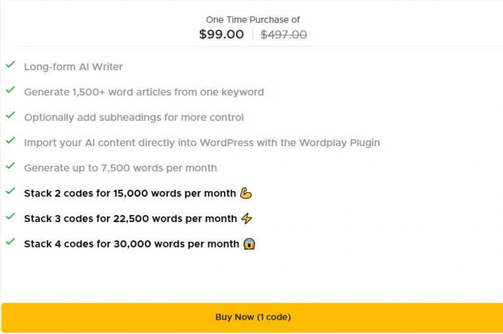 wordplay pricing